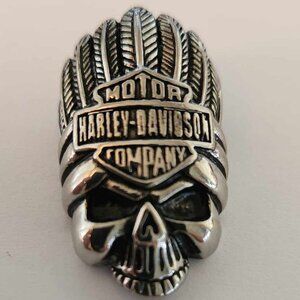 H-D Indian Head Pendant